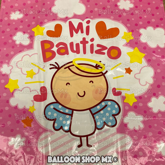 Bautizo angelito rosa