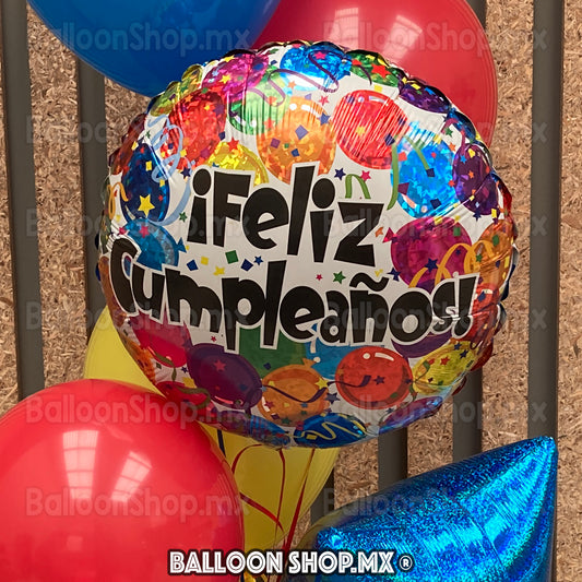 Feliz cumple holográfico