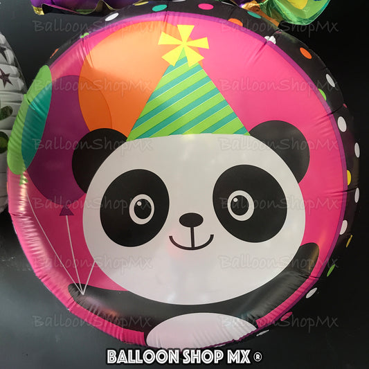 Panda con globos