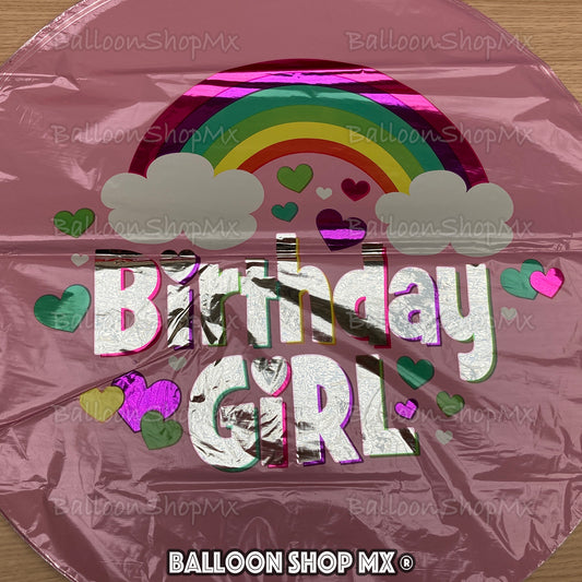 Birthday girl arcoíris