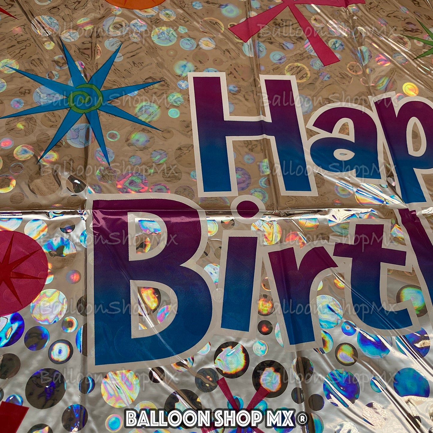 Fiesta holográfico jumbo