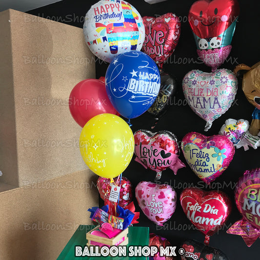 Látex cumpleaños estrellas