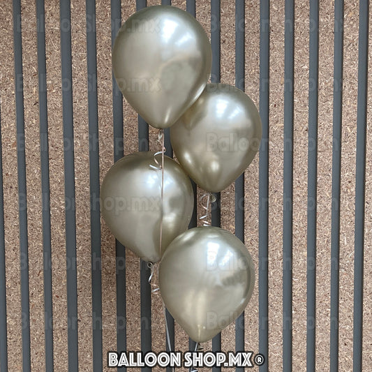 Látex cromado champagne