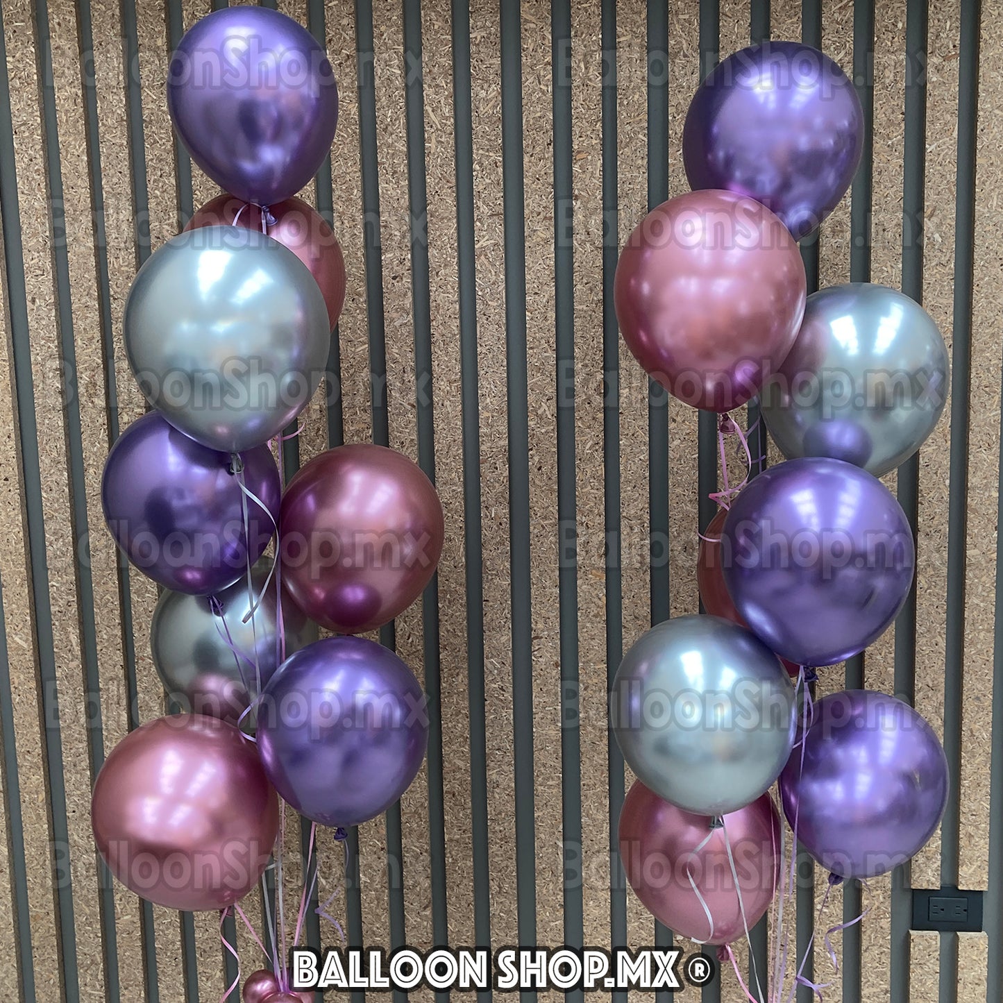 Látex cromado morado