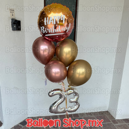 Números chicos en plata