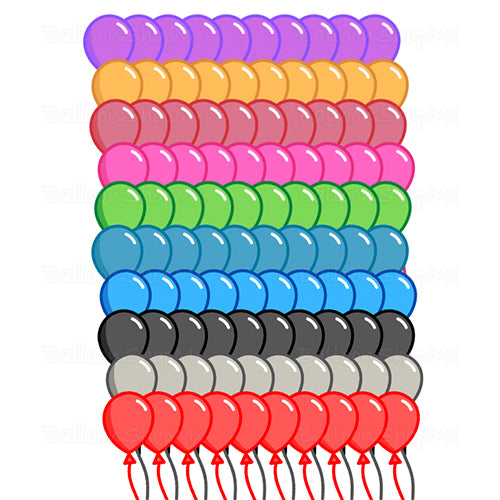 Bouquet de 100 globos
