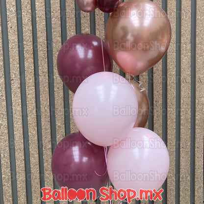 Látex cromado oro rosa