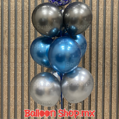 Látex cromado plata