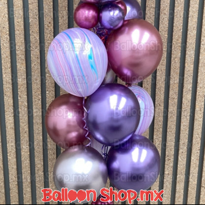 Látex cromado morado