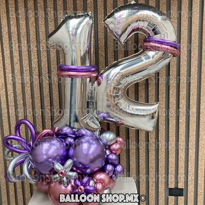 Látex cromado morado