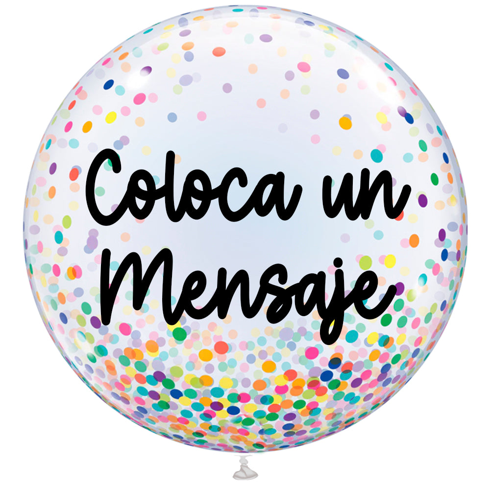 Gigante con confeti 70 cm