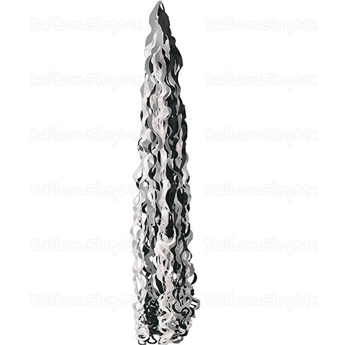 Barba jumbo negro/plata