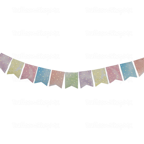 Banner pastel dots