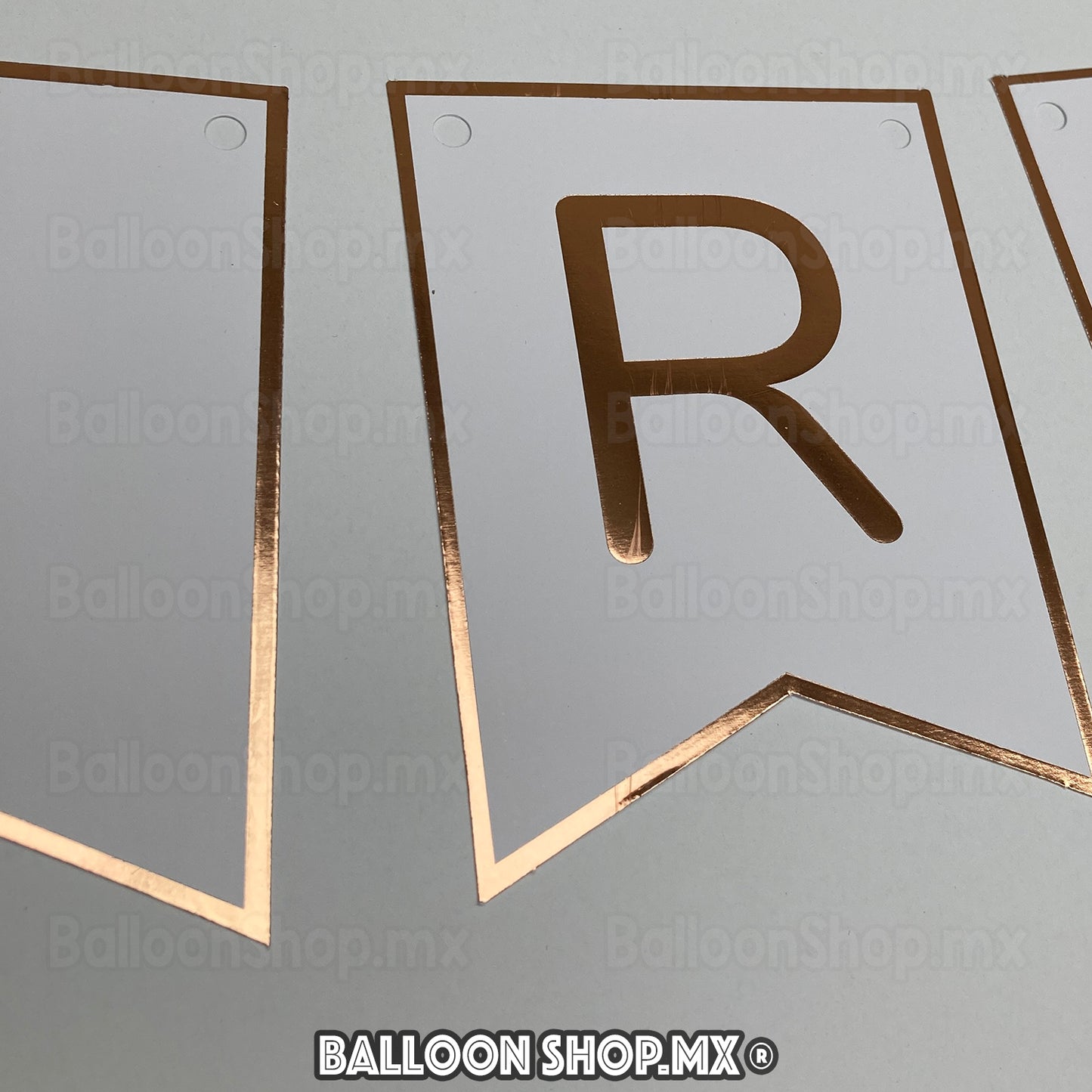 Banner HBD oro rosa
