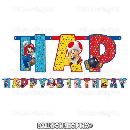 Banner Super Mario