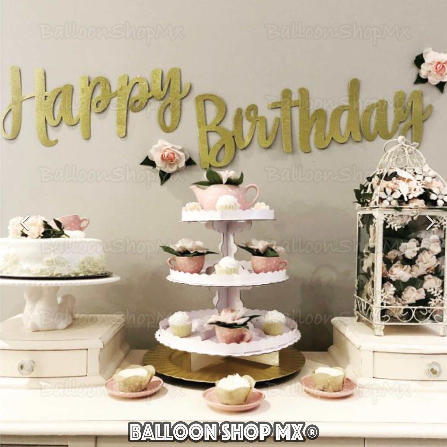 Banner HBD dorado
