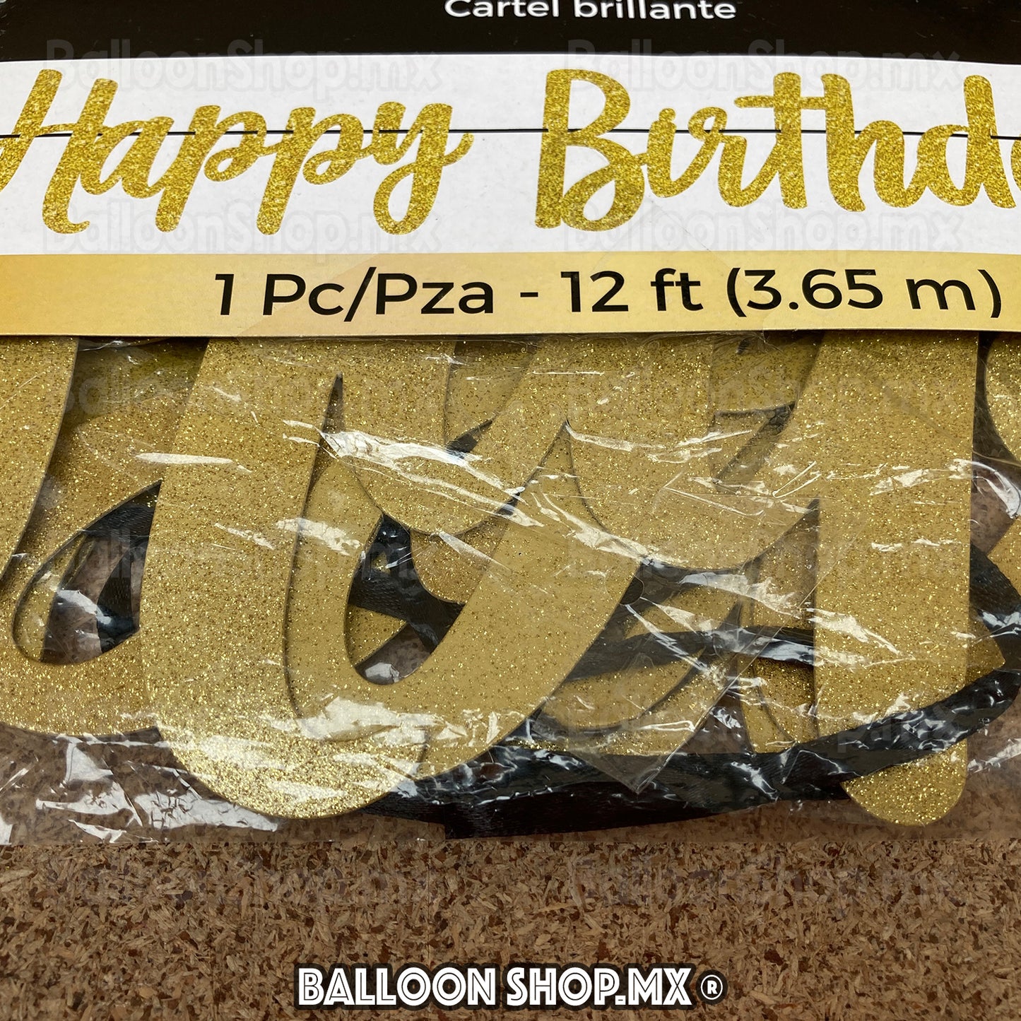 Banner HBD dorado
