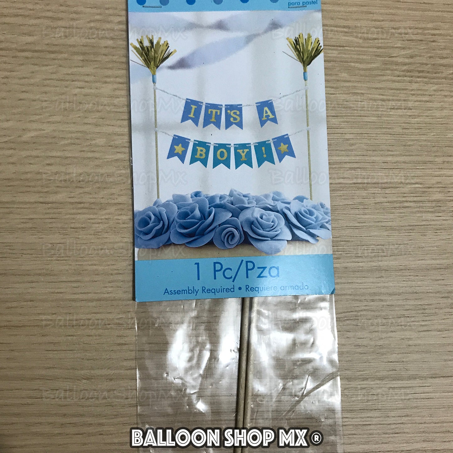 Letrero para pastel "It's a boy"