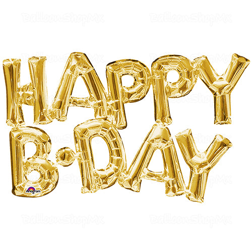 Banner HBD dorado