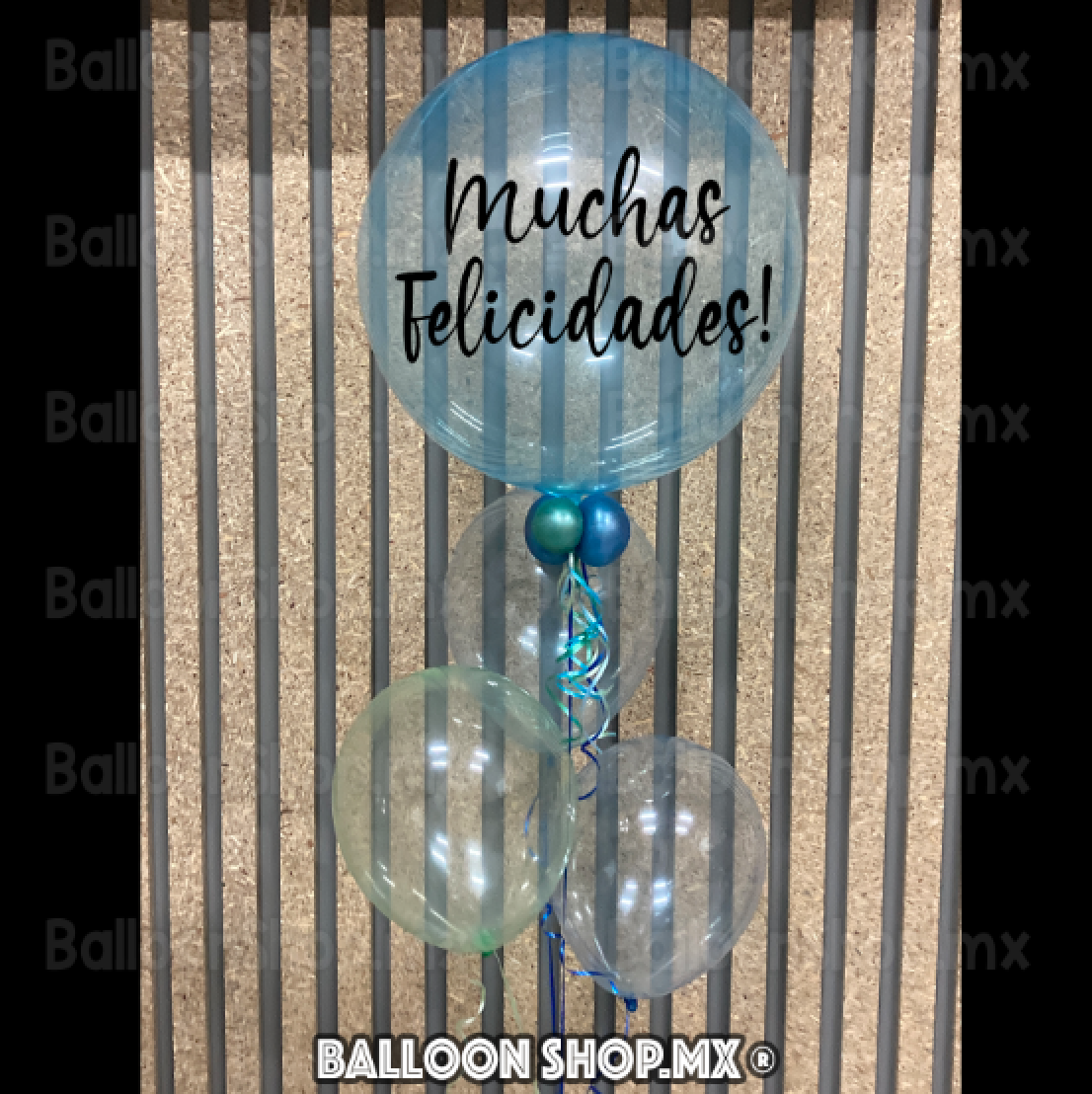 Burbuja azul 55 cm