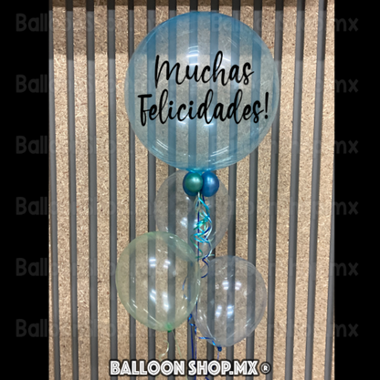 Burbuja azul 55 cm