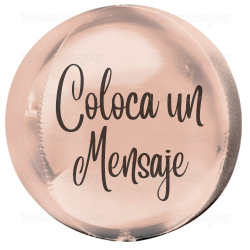 Esfera oro rosa 40 cm