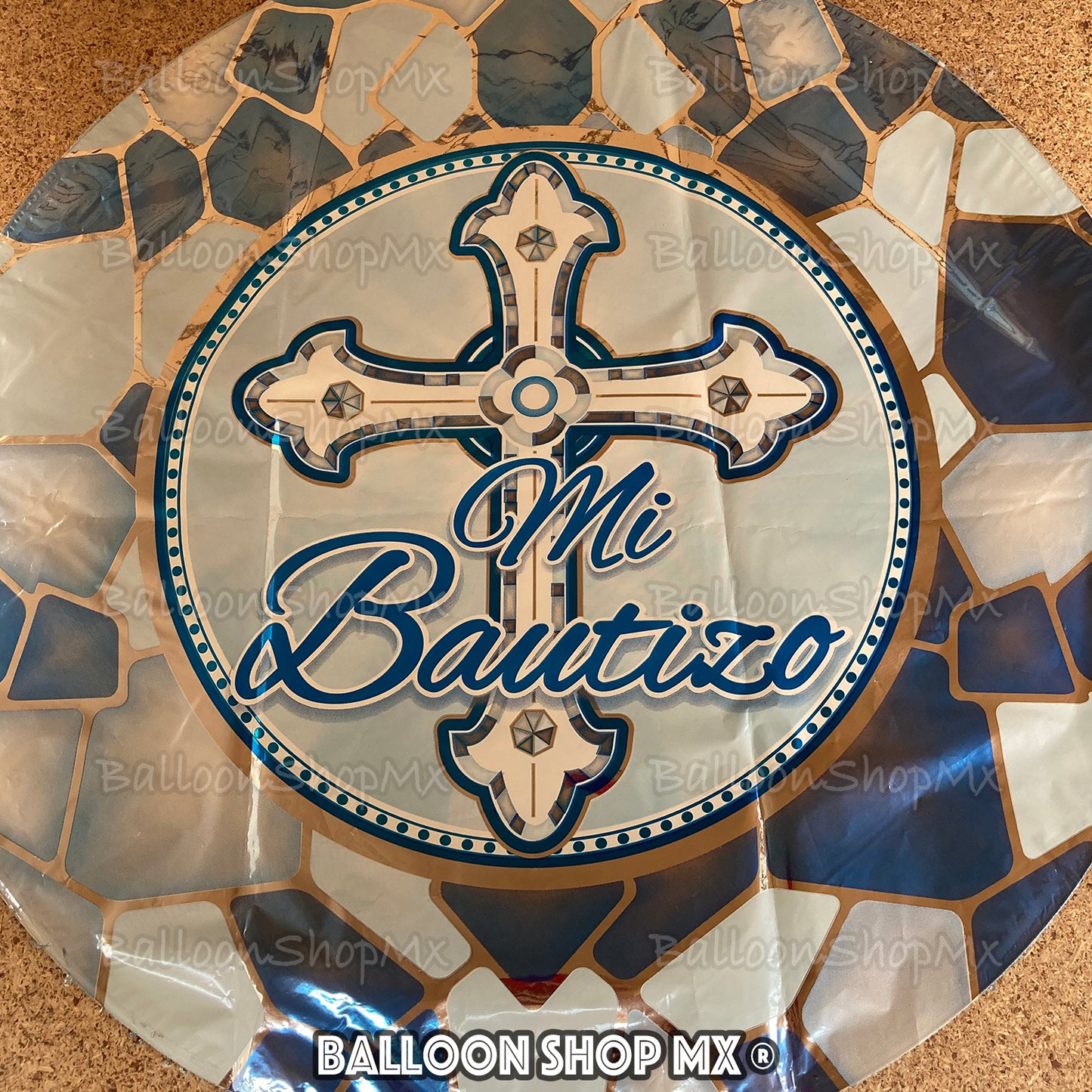 Bautizo cruz azul