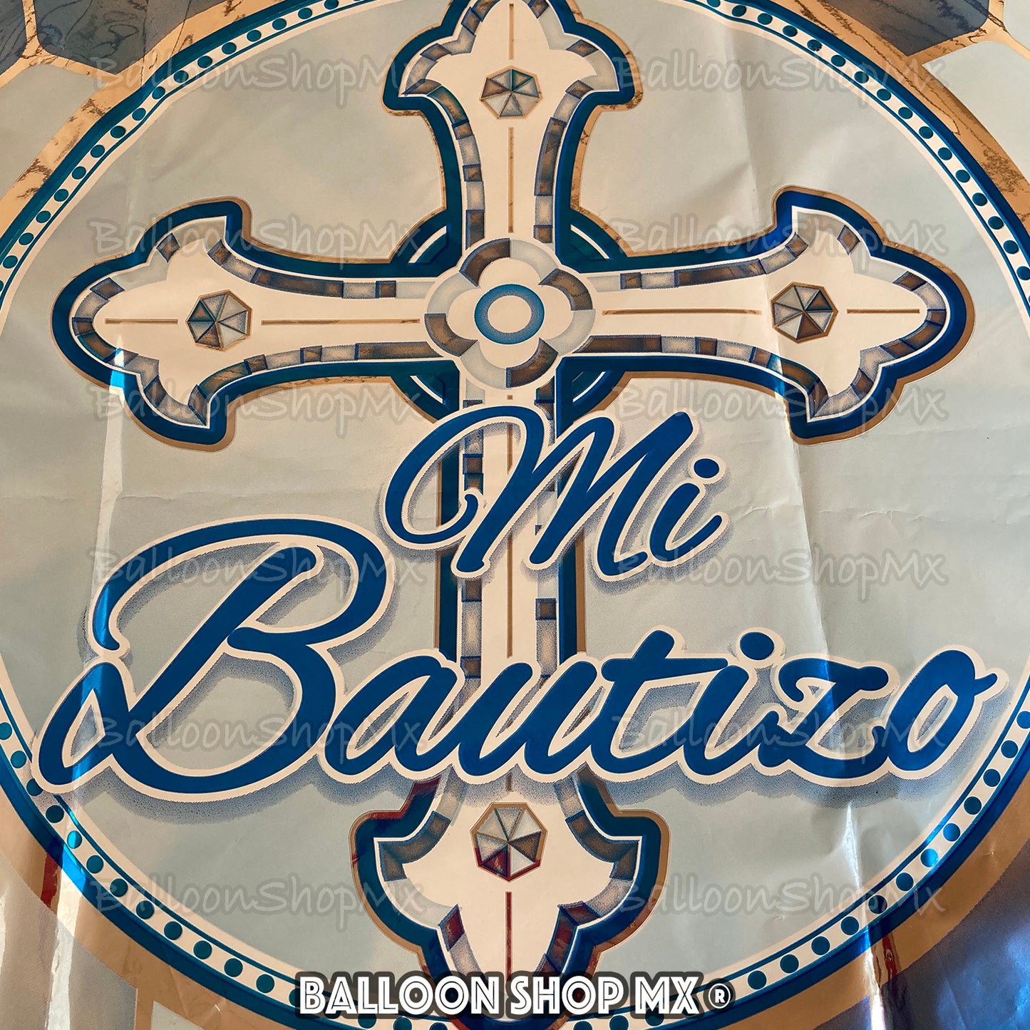 Bautizo cruz azul