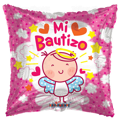 Bautizo angelito rosa