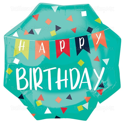 HBD octágono menta
