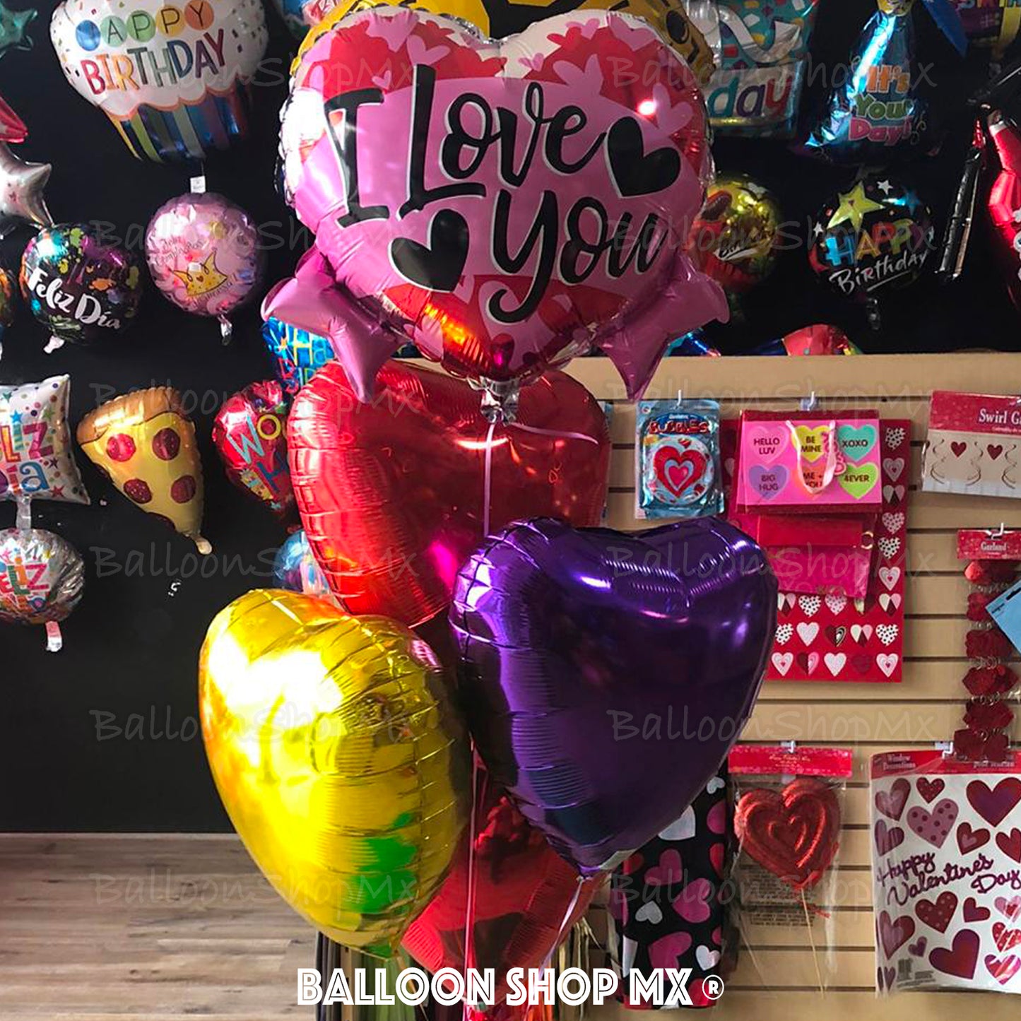 Corazón con banner