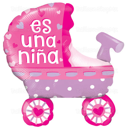 Carriola rosa