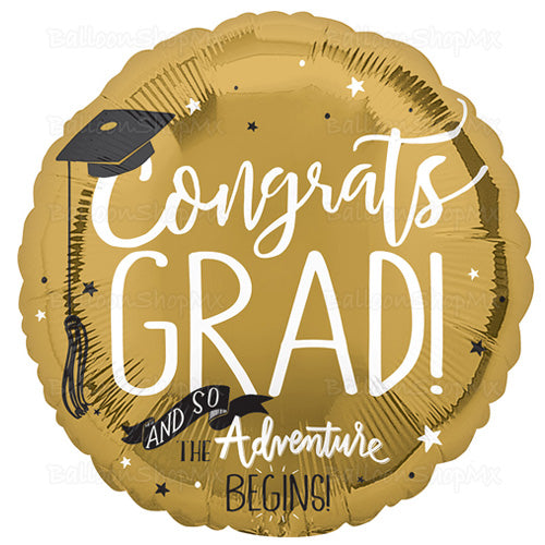 Graduación dorado chico