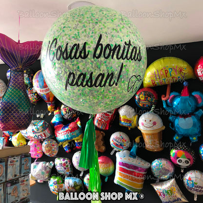 Gigante con confeti 70 cm