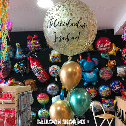 Gigante con confeti 70 cm