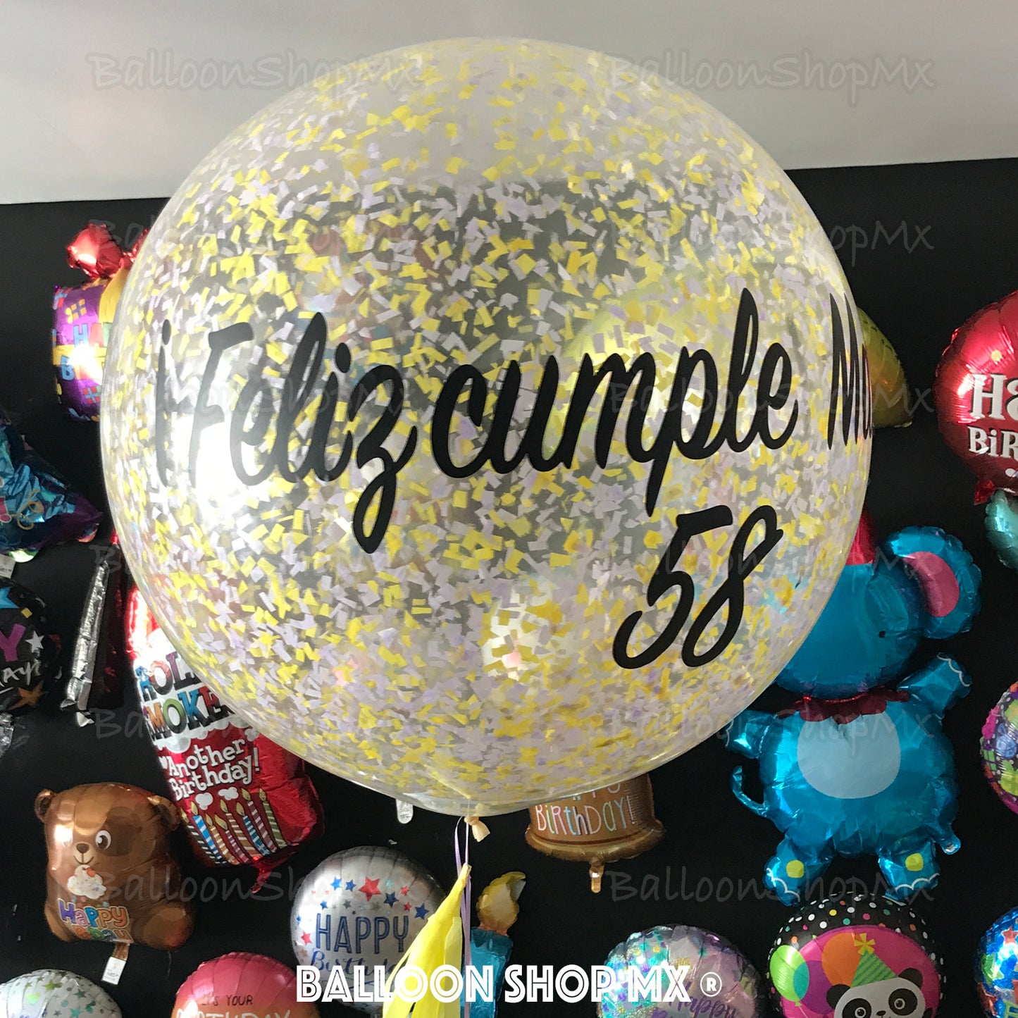 Gigante con confeti 70 cm