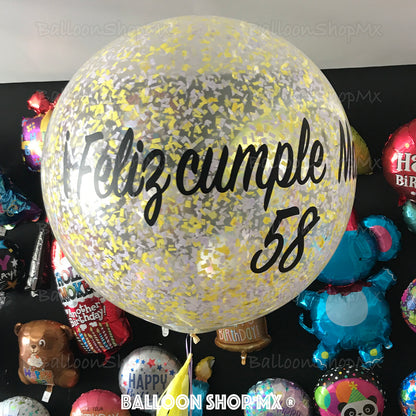 Gigante con confeti 70 cm