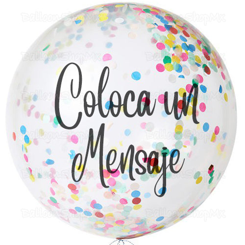 Gigante con confeti 80 cm
