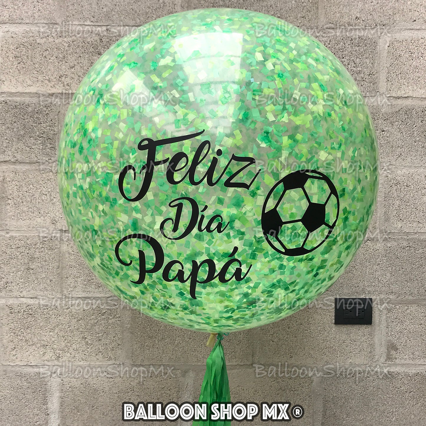 Gigante con confeti 80 cm