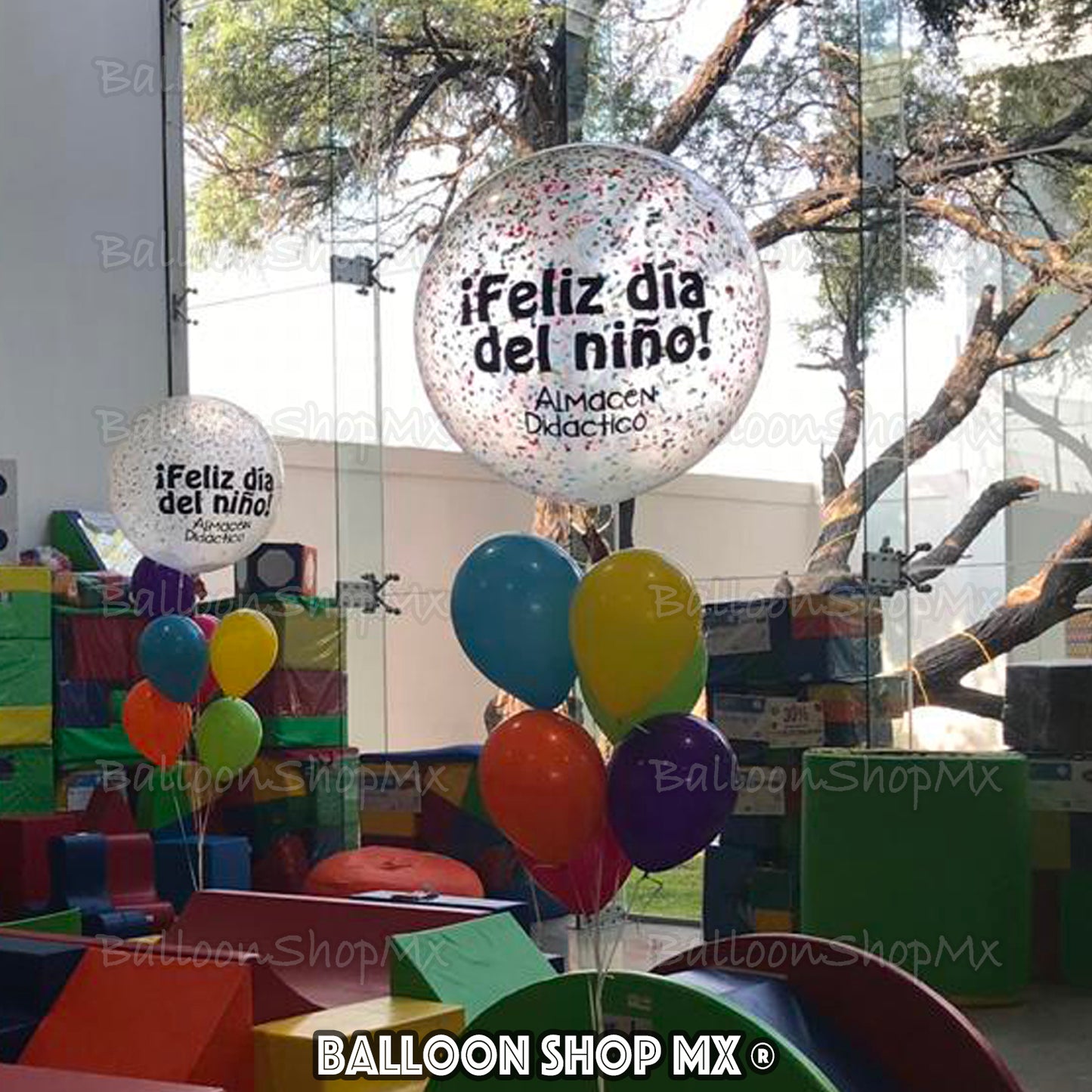 Gigante con confeti 80 cm