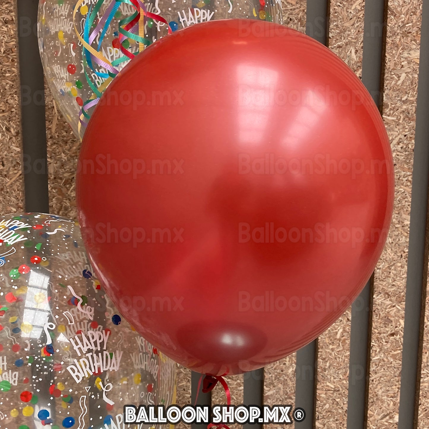 Látex cromado rojo
