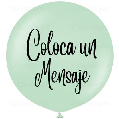 Burbuja pastel verde 55 cm