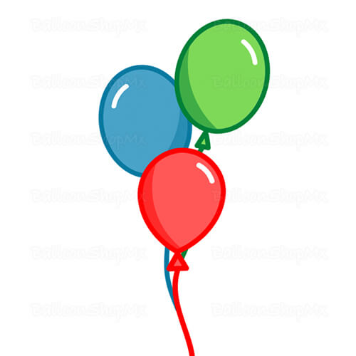 Bouquet de 3 globos