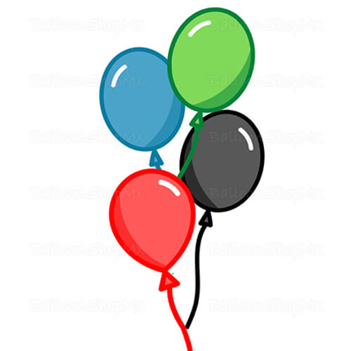 Bouquet de 4 globos