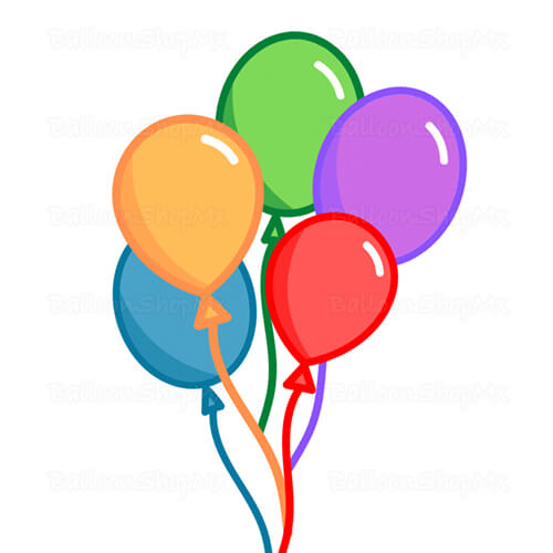 Bouquet de 5 globos