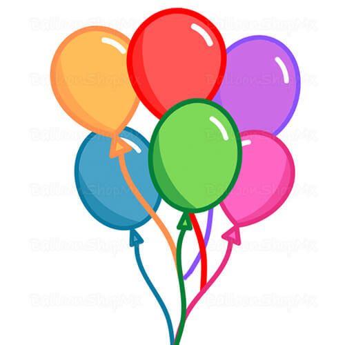 Bouquet de 6 globos