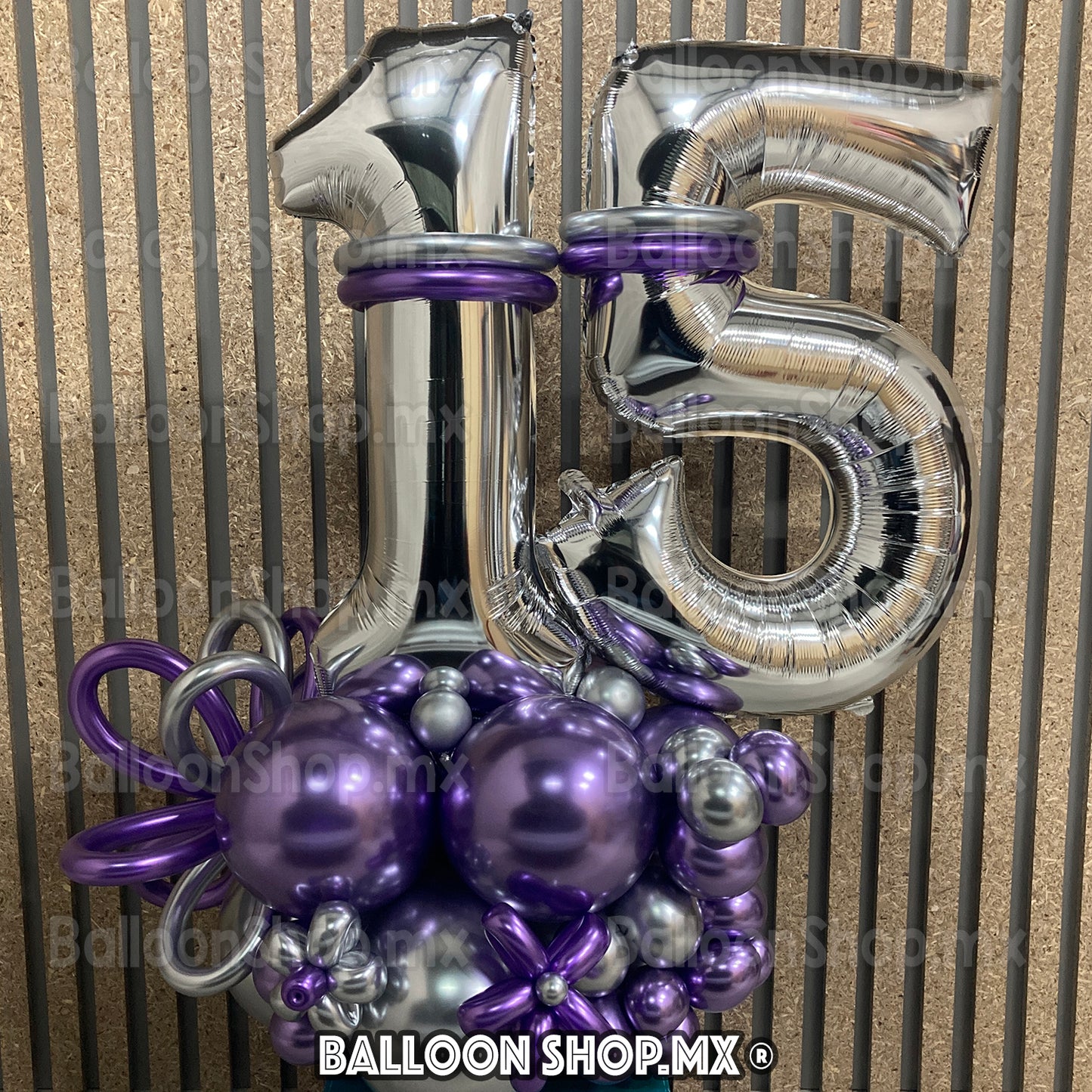 Látex cromado morado