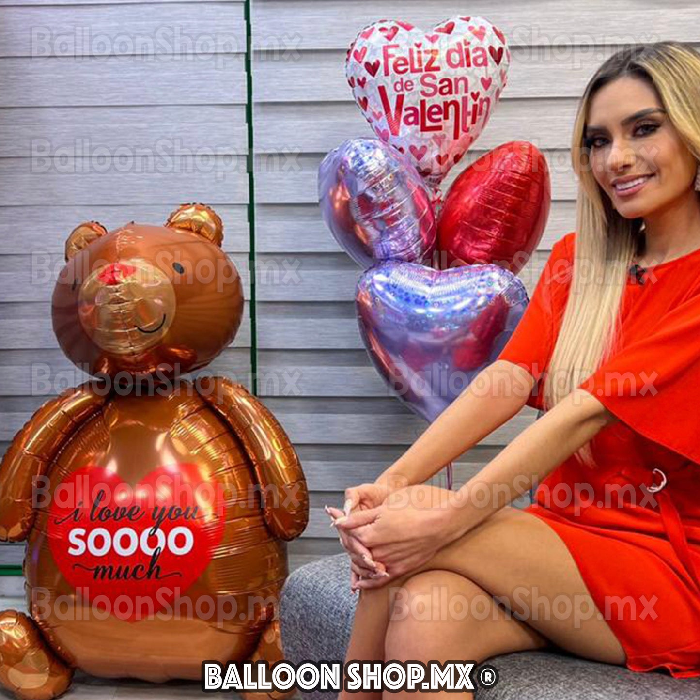 Corazón holográfico plata