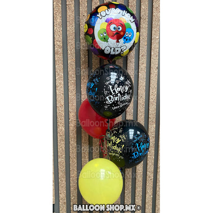 Bouquet de 4 globos